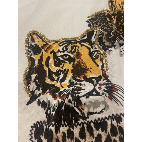 Women’s Vintage Fredrick’s Of Hollywood Sweatshirt Pants Animal Print Tiger King - Picture 4 of 11